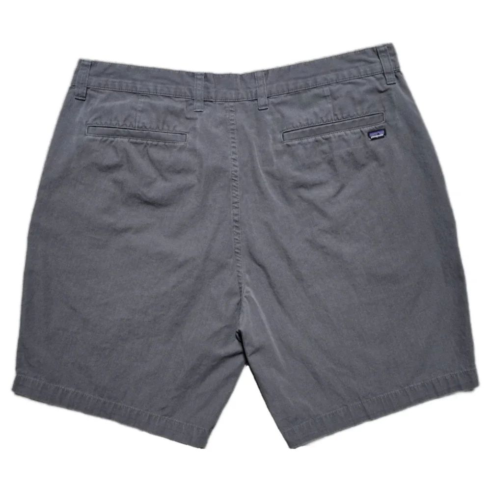 Patagonia All-Wear Organic Cotton Shorts Mens 36 Forge Grey 7" Inseam - Picture 2 of 14